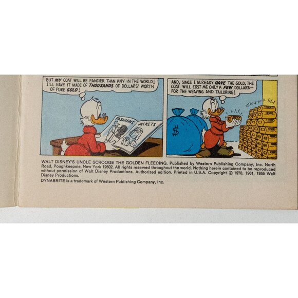 Walt Disneys Uncle Scrooge The Golden Fleecing Comic Book 1966 Whitman 11355 Vin - Picture 9 of 13